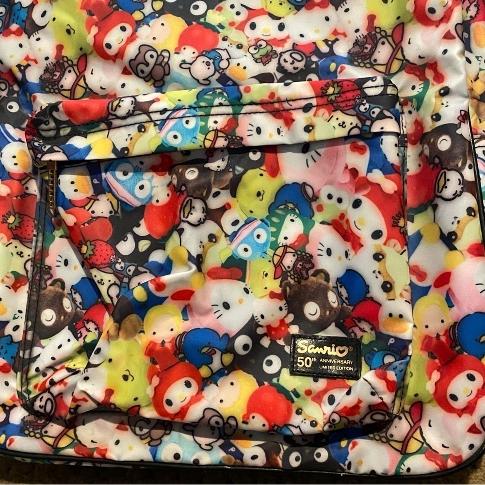 SANRIO Hello Kitty 50th Anniversary Limited Edition Backpack 12”x16 1/2” - Picture 3 of 8